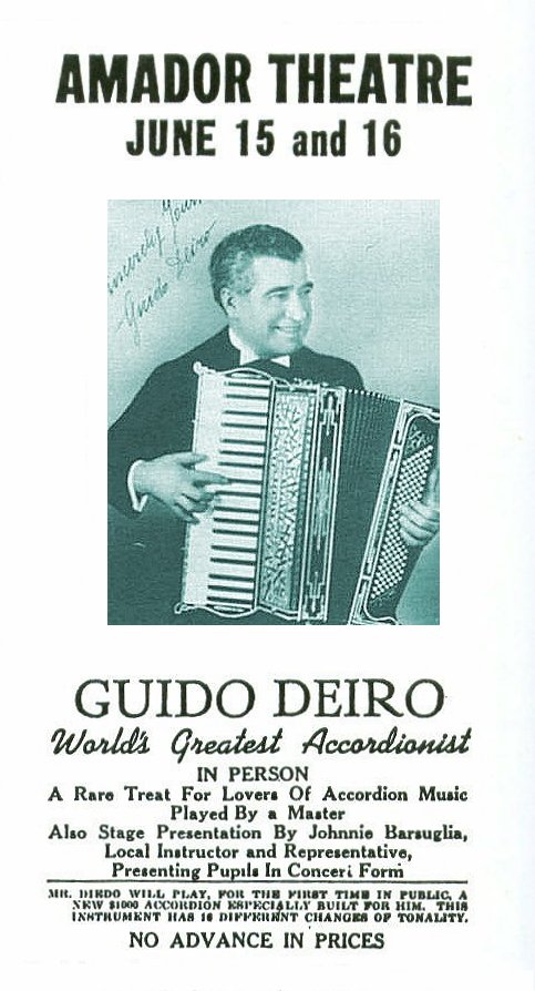 Poster: Guido at the Amador Theater