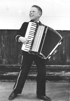 Guido Jr. with accordion