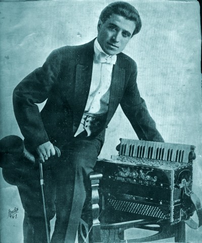 Photo of Guido Deiro dated April 19, 1913