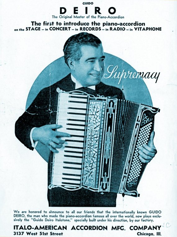 Italo-American Accordion Company Advertisement, circa 1935