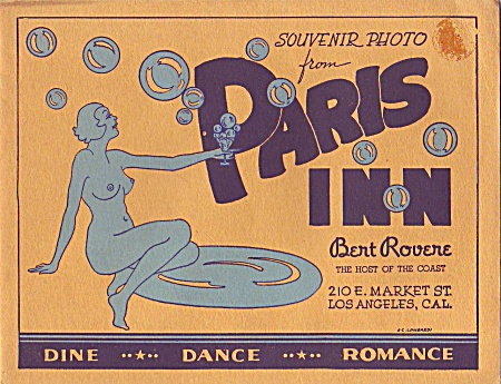 Paris Inn Menu