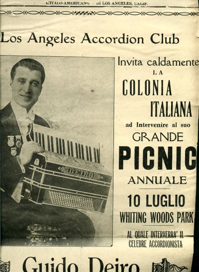 Los Angeles Accordion Club Picnic