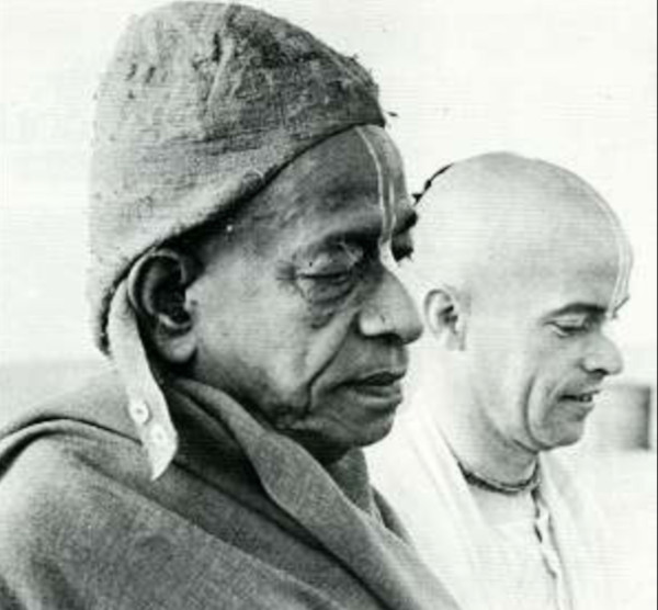 Bhaktivedanta Swami Prabhupada and Kirtanananda Swami