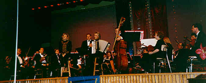 Performing with the McKeesport Symphony