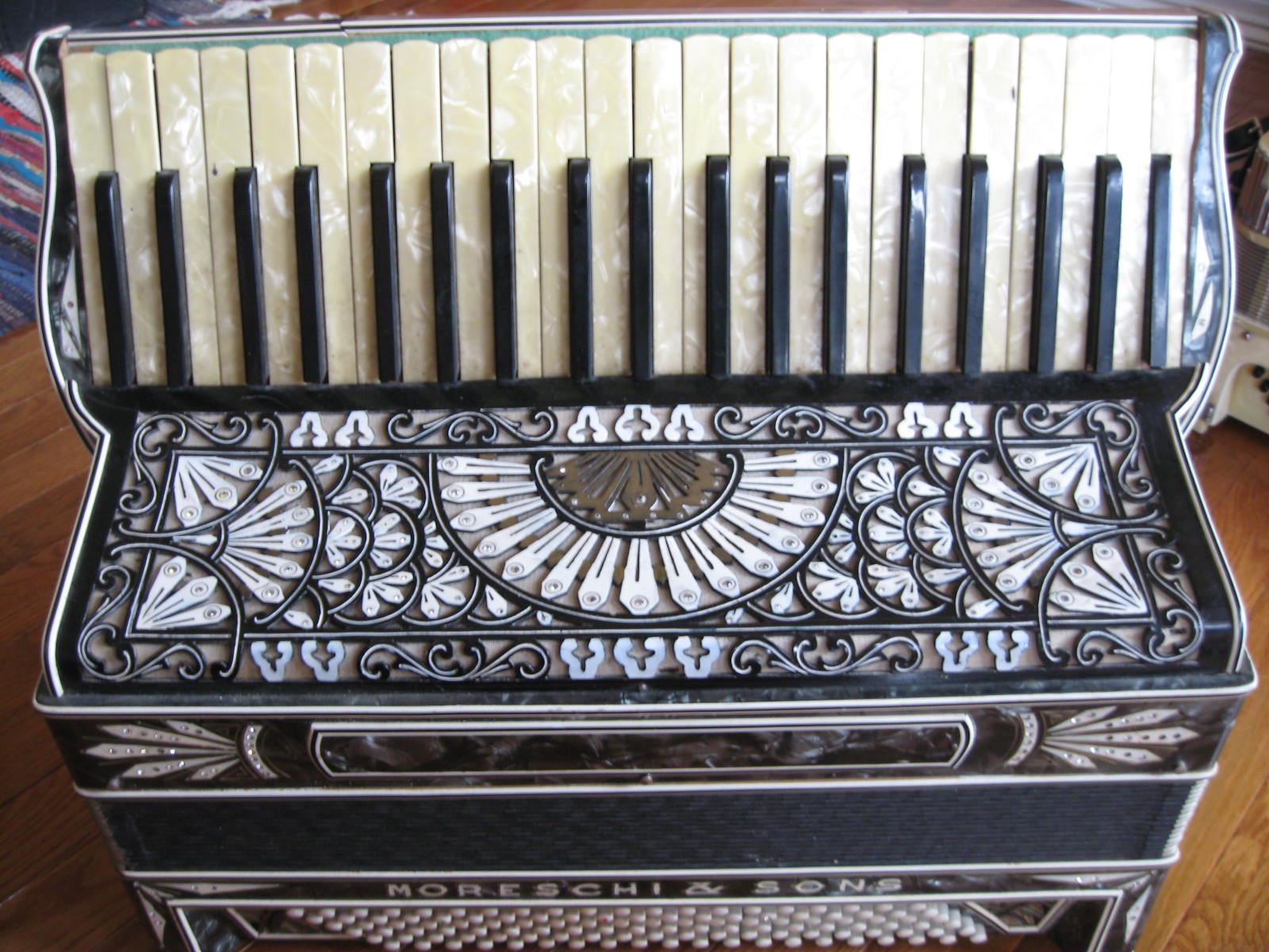 Moreschi & Sons Antique Accordion c. 1930s eBay
