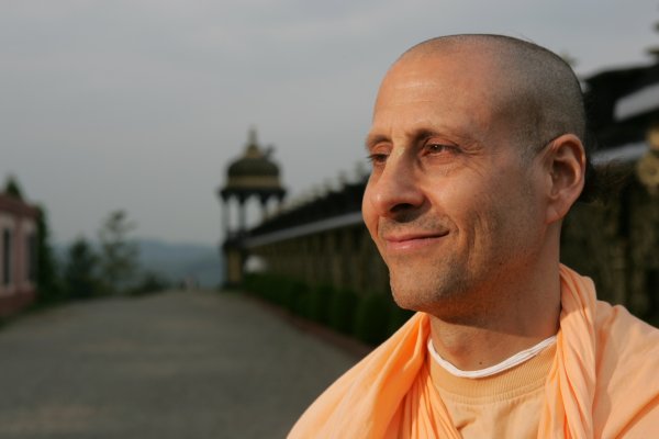 Radhanath Swami at New Vrindaban.