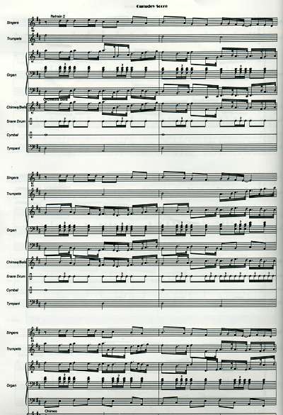 Page from Gurudev: Hrishikesh's Conductor's Score
