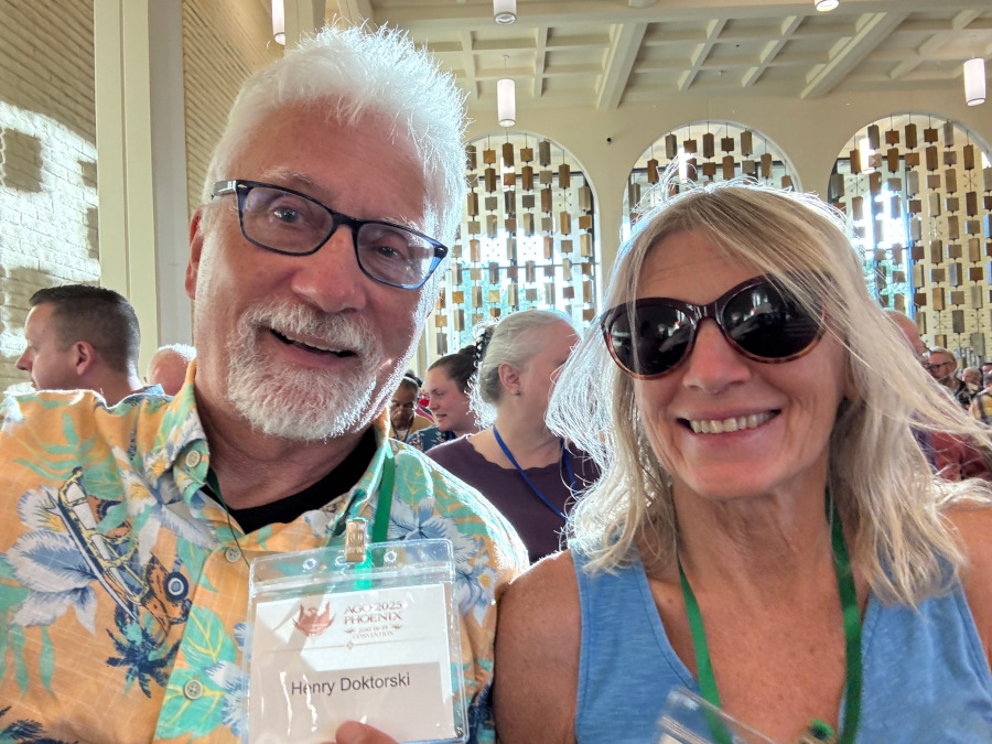 Henry and his better half at the 2025 American Guild of Organists Regional Convention in Phoenix, Arizona.