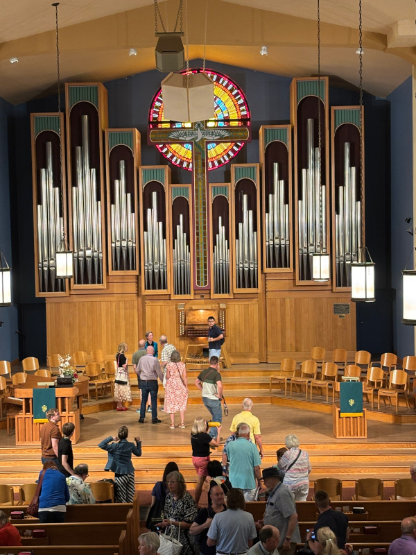 The 1993 Dobson III/33 organ at First United Methodist Church of Mesa.
